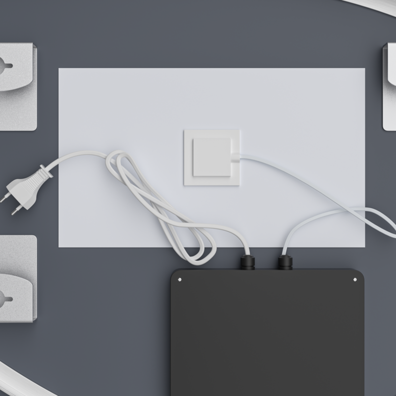 Дзеркало Mixxus Premium Diverse MA01-90x60-Reverse (LED Touch, Anti-fog, димер (3-6,5kK)) (MP6633)