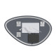 Дзеркало Mixxus Premium Diverse MA01-90x60-Reverse (LED Touch, Anti-fog, димер (3-6,5kK)) (MP6633)