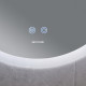 Дзеркало Mixxus Plain MC11-60 з LED Touch, Anti-fog, димером, регулюванням яскравості (MI6663)