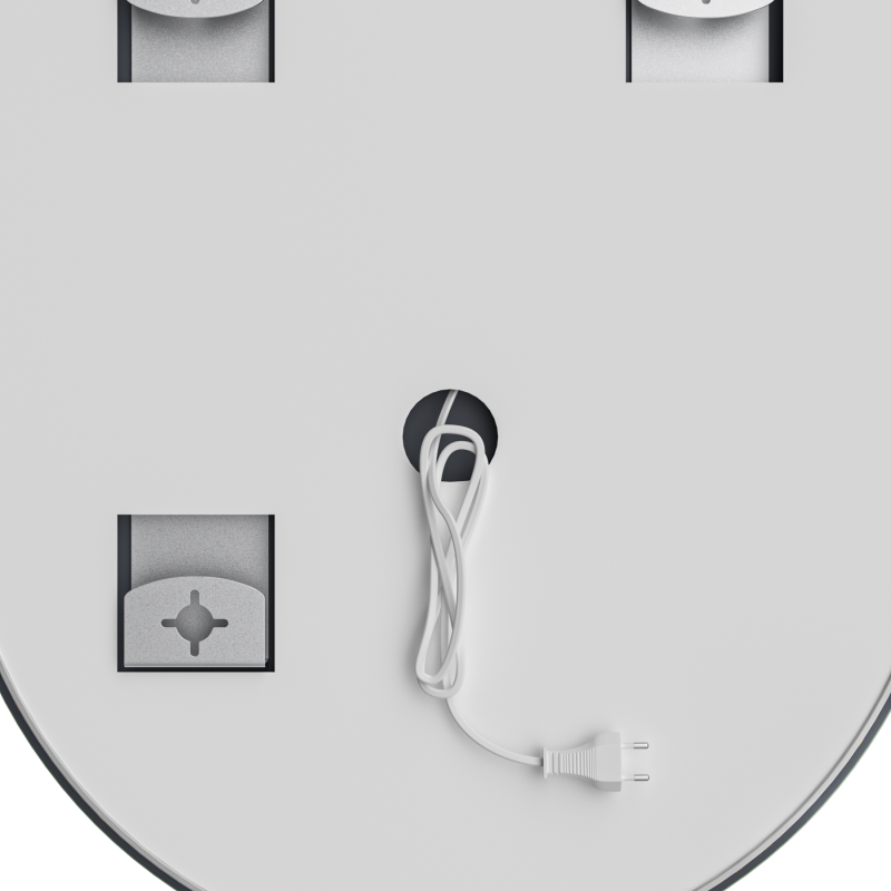 Дзеркало Mixxus Premium Ellipse MV05-80x60-Reverse (LED Touch, Anti-fog, димер (3-6,5kK)) (MP6642)