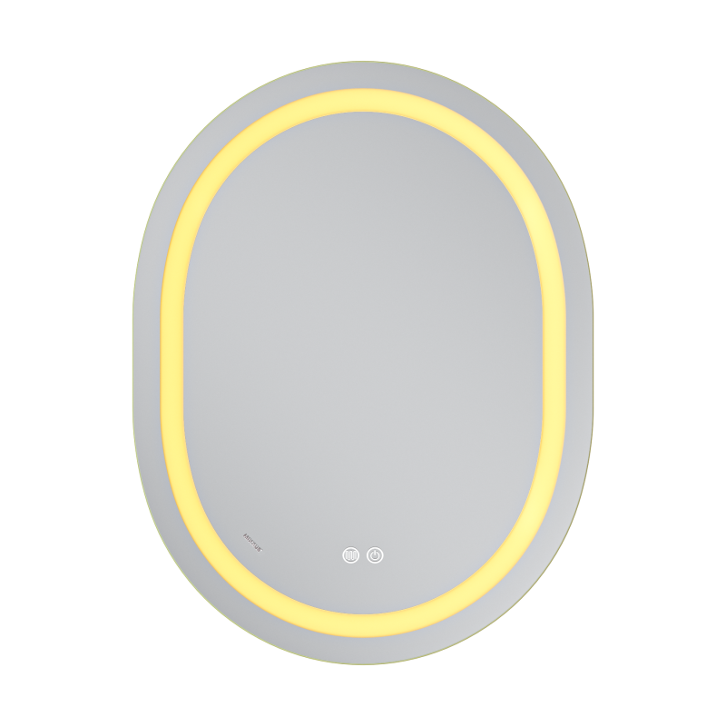 Дзеркало Mixxus Premium Ellipse MV05-80x60-Reverse (LED Touch, Anti-fog, димер (3-6,5kK)) (MP6642)