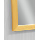 Дзеркало настінне Zerix Fonte MRZ09-700x850-Reverse GOLD прямокутне в золотій рамі (ZX5639)