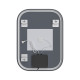 Дзеркало Mixxus Premium Diverse MR15-90x70-Reverse (LED Touch, Anti-fog, димер (3-6,5kK)) (MP6639)