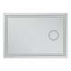 Дзеркало Mixxus Premium Quadro MR20-100x70 (LED Touch, Anti-fog, димер, лінза) (MP6622)
