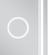 Дзеркало Mixxus Premium Quadro MR20-100x70 (LED Touch, Anti-fog, димер, лінза) (MP6622)