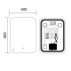 Дзеркало Mixxus Premium Diverse MR15-80x60-Reverse (LED Touch, Anti-fog, димер (3-6,5kK)) (MP6638)