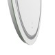 Дзеркало Mixxus Premium Wave MC04-90 (LED Touch, Anti-fog, димер (3-6,5kK)) (MP6637)