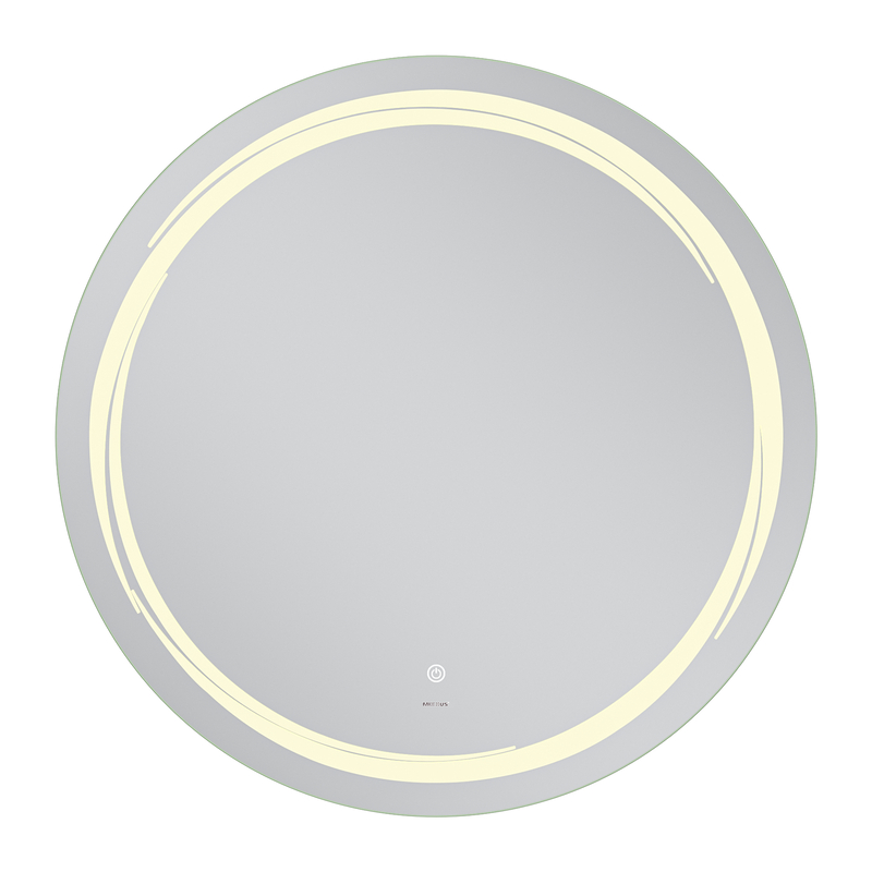 Дзеркало Mixxus Premium Wave MC04-90 (LED Touch, Anti-fog, димер (3-6,5kK)) (MP6637)
