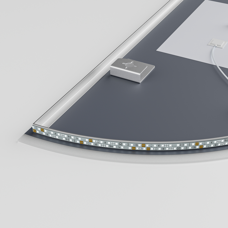 Дзеркало Mixxus Premium Topper MS03-60x120 (LED Touch, Anti-fog, димер (3-6,5kK)) (MP6635)