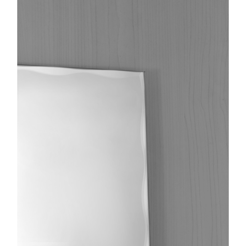 Дзеркало настінне Zerix Kubix MRZ06-450x600-Reverse прямокутне з декором (ZX5633)