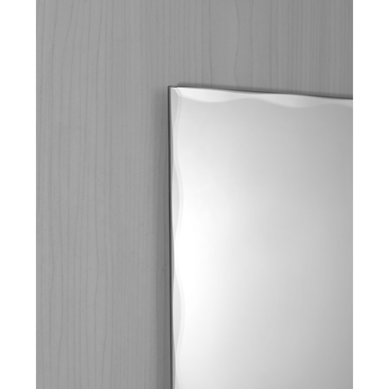 Дзеркало настінне Zerix Kubix MRZ06-450x600-Reverse прямокутне з декором (ZX5633)