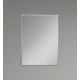 Дзеркало настінне Zerix Kubix MRZ06-450x600-Reverse прямокутне з декором (ZX5633)
