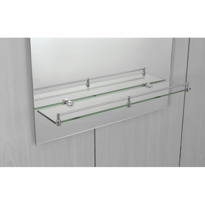Дзеркало настінне Zerix Sansa MRZ05-600x850x105 прямокутне з полицею (ZX5628)