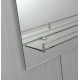 Дзеркало настінне Zerix Sansa MRZ05-600x850x105 прямокутне з полицею (ZX5628)