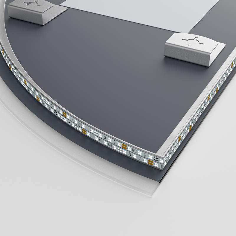 Дзеркало Mixxus Premium Topper MS02-75x100 (LED Touch, Anti-fog, димер (3-6,5kK)) (MP6634)