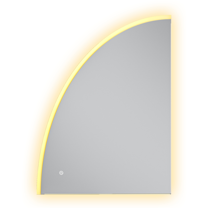 Дзеркало Mixxus Premium Topper MS02-75x100 (LED Touch, Anti-fog, димер (3-6,5kK)) (MP6634)