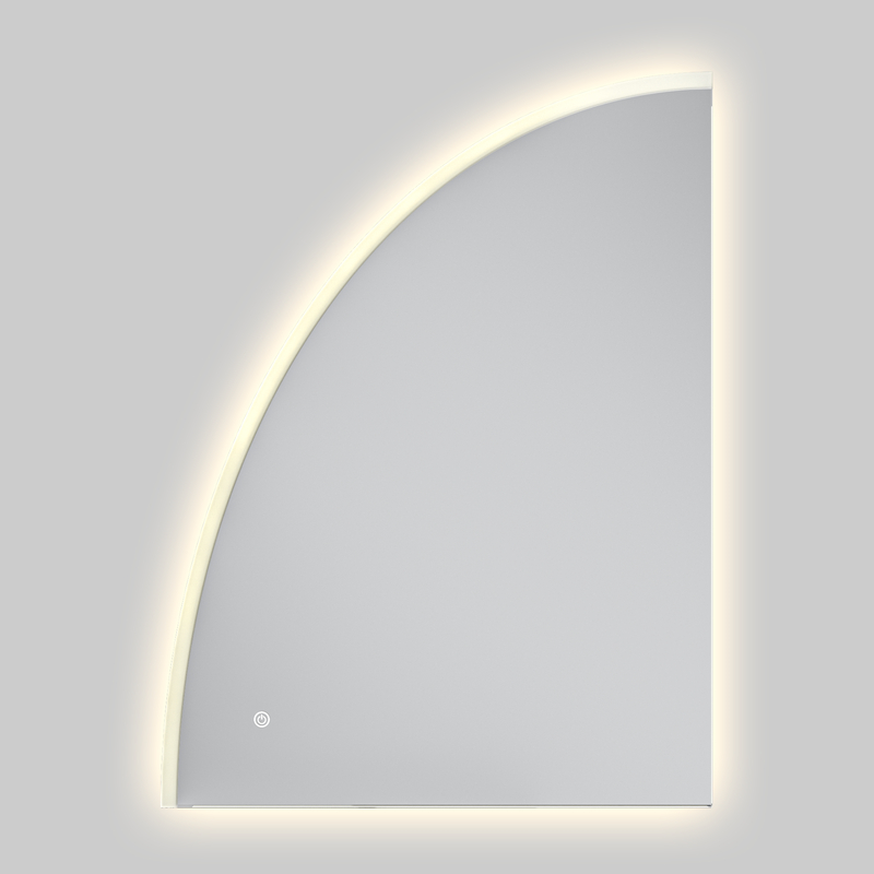 Дзеркало Mixxus Premium Topper MS02-75x100 (LED Touch, Anti-fog, димер (3-6,5kK)) (MP6634)