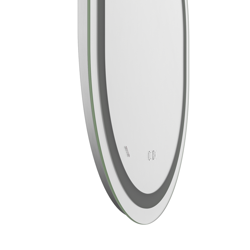 Дзеркало Mixxus Premium Ellipse MV05-80x70-Reverse (LED Touch, Anti-fog, димер (3-6,5kK)) (MP6643)