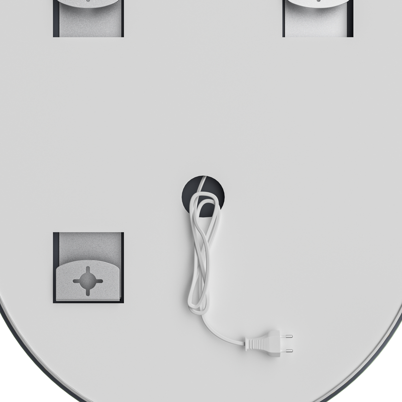 Дзеркало Mixxus Premium Ellipse MV05-80x70-Reverse (LED Touch, Anti-fog, димер (3-6,5kK)) (MP6643)