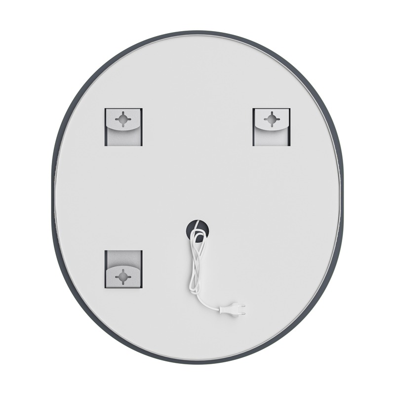 Дзеркало Mixxus Premium Ellipse MV05-80x70-Reverse (LED Touch, Anti-fog, димер (3-6,5kK)) (MP6643)