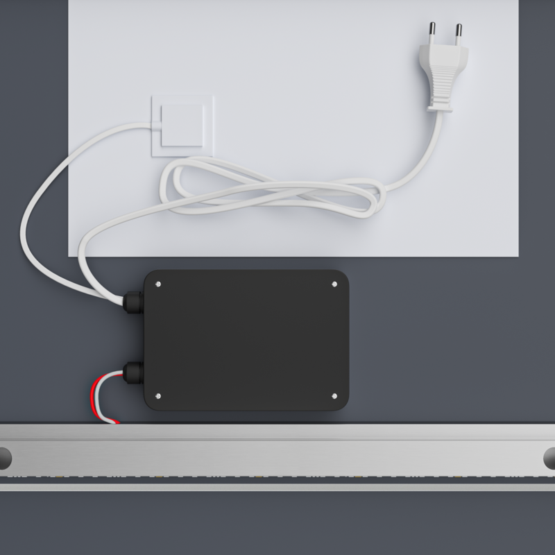 Дзеркало Mixxus Premium Cubic MR14-70x50-Reverse (LED Touch, Anti-fog, димер) (MP6647)