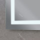 Дзеркало Mixxus Warm MR02-90x70 з LED Touch, Anti-fog, димером, регулюванням яскравості, годинником (MI6673)