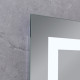 Дзеркало Mixxus Hard MR07-50x80 з LED Touch, Anti-fog, димером, регулюванням яскравості (MI6658)