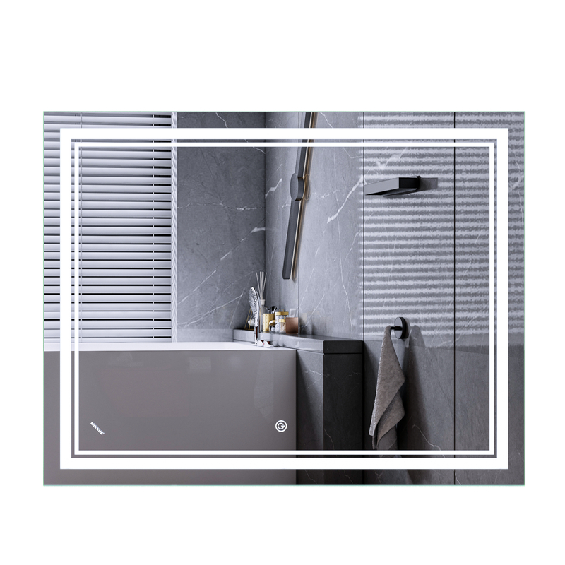 Дзеркало Mixxus Quadro MR20-90x70-Reverse (LED Touch, Anti-fog, димер) (MP6621)