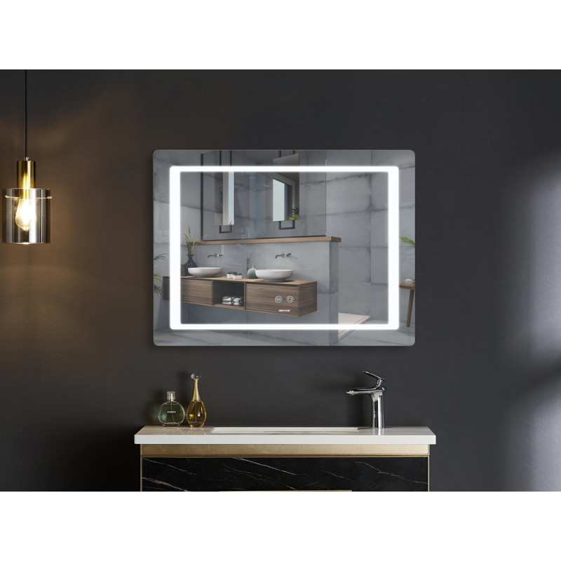 Дзеркало Mixxus Style MR13-70x50-Reverse з LED Touch, Anti-fog, димером, регулюванням яскравості