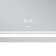 Дзеркало Mixxus Premium Quadro MR20-100x80 (LED Touch, Anti-fog, димер, лінза) (MP6623)