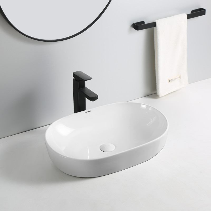 Раковина накладная MIXXUS PREMIUM ELLIPSE-0105 600х400х150mm (MP6563)