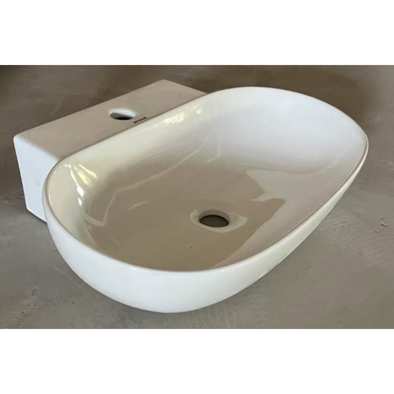 Раковина подвесная MIXXUS PREMIUM DIVERSE-0201 560х390х125mm с отверстием под смеситель (MP6510)