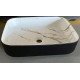 Раковина накладная MIXXUS PREMIUM DIVERSE-0110 MARBLE-BLACK 500х390х130mm (MP6517)