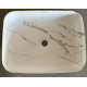 Раковина накладная MIXXUS PREMIUM DIVERSE-0110 MARBLE-BLACK 500х390х130mm (MP6517)
