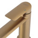 Змішувач для умивальника джойстиковий Koer KB-10028-12 (KR5291) з латуні Колір золото матовий