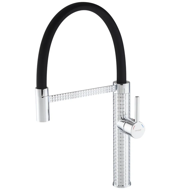 Смеситель для кухни Mixxus Premium Oliwer 017 REFL.BLACK (MI6965)