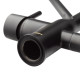 Змішувач для кухні двоважільний Mixxus Premium Gravity 021 (MI6978) з латуні Колір чорний матовий