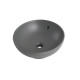 Раковина накладная Mixxus Premium TOPPER-0201 GRAY 410x410x165mm с переливом (MP6649)