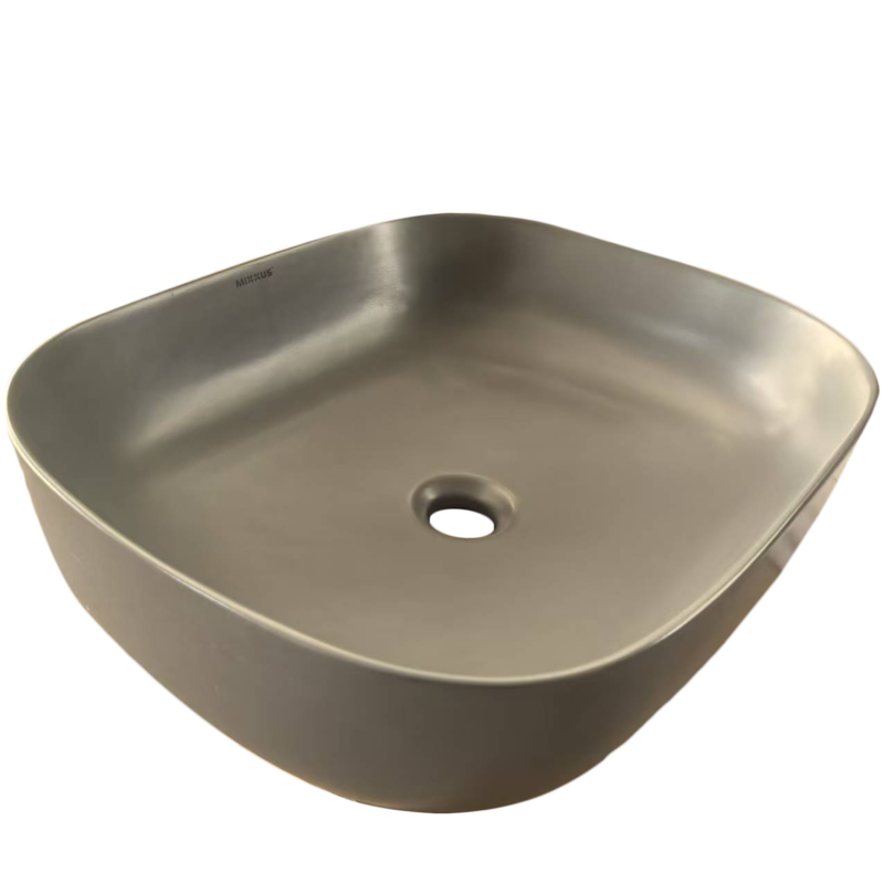 Раковина накладная Mixxus Premium DIVERSE-0115 GRAY 490x395x135mm (MP6650)
