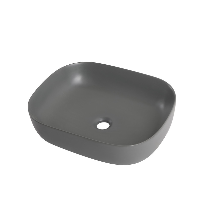 Раковина накладная Mixxus Premium DIVERSE-0115 GRAY 490x395x135mm (MP6650)