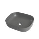 Раковина накладная Mixxus Premium DIVERSE-0115 GRAY 490x395x135mm (MP6650)