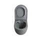 Унитаз подвесной Mixxus Premium TOPPER-0303-R GRAY 495x370x350mm система смыва RIMLESS (MP6657)
