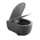 Унитаз подвесной Mixxus Premium TOPPER-0303-R GRAY 495x370x350mm система смыва RIMLESS (MP6657)