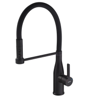 Смеситель для кухни Mixxus Premium Summer 017 BLACK REFL.BLACK (MI6961)
