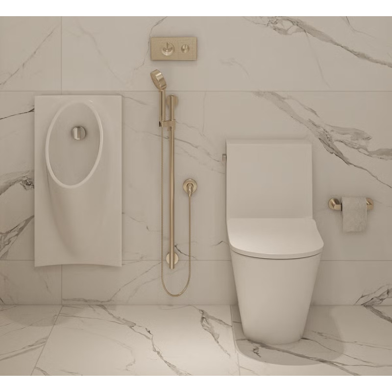 Писсуар подвесной Mixxus Premium BEVEL-1005 380x420x750mm с краном для писсуара (MP6664)