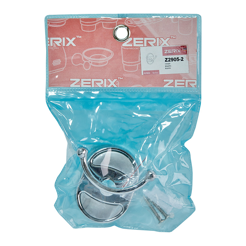 Гачок тримач для рушника подвійний Zerix Z2905-2
