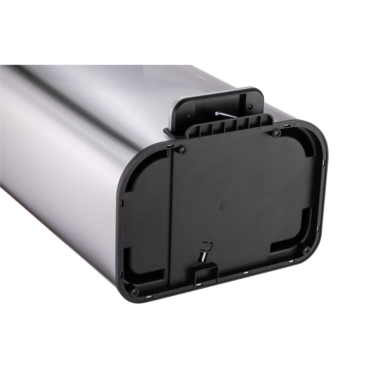Відро для сміття з плавним закриттям прямокутне Mixxus Cubic-TC0105 SS Color 5л колір нержавіюча сталь