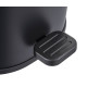 Відро для сміття з плавним закриттям овальне Zerix Prime-TC0105 Black 5л колір чорний