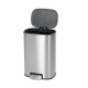 Відро для сміття з плавним закриттям овальне Mixxus Premium Diverse-TC0105 SS Color 5л колір нержавіюча сталь