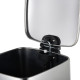 Відро для сміття з плавним закриттям квадратне Zerix Kubix-TC0108 SS Color 8л колір нержавіюча сталь (ZX589